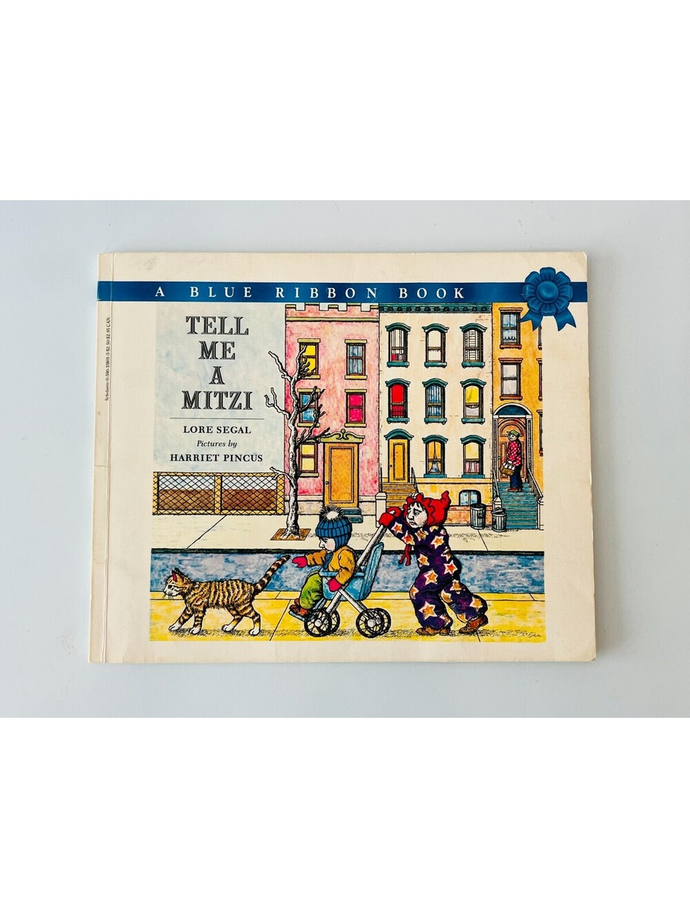 Vintage Children's Book Tell Me a Mitzi by Lore Segal Blue Ribbon Book